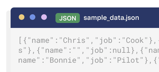 Convert CSV to JSON Utility Icon